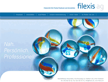 Tablet Screenshot of filexis.ch
